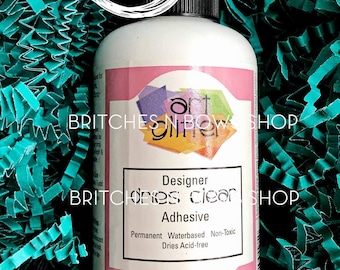 4oz Art Glitter Designer Dries Clear Adhesive