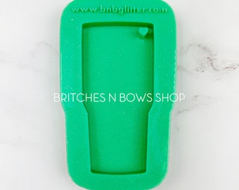 Single Tumbler Silicone Mold || •RIGHT• HEART || BnB Exclusive Tumbler Keychain Mold