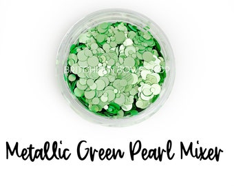 Metallic Green Pearl || Dot Mixer, Sample Jar • OPAQUE •