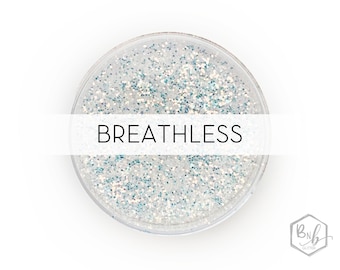 Breathless || EZ Glitter • Premium *Cosmetic* Polyester Glitter, 1oz by Weight • TRANSPARENT • || .015 cut