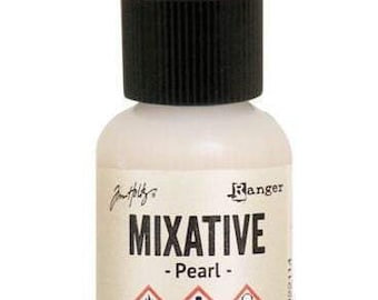 Pearl Mixative Alcohol Ink 0.5 fl oz || Tim Holtz, Ranger