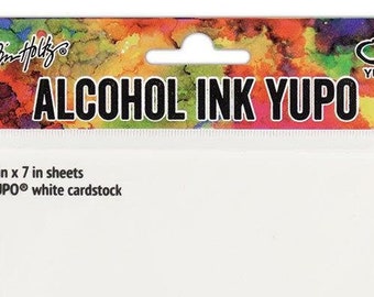 Alcohol Ink YUPO Paper || Tim Holtz, Ranger