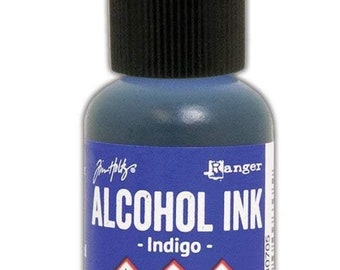 Indigo Alcohol Ink 0.5 fl oz || Tim Holtz, Ranger