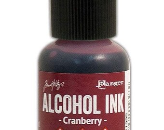 Cranberry Alcohol Ink 0.5 fl oz || Tim Holtz, Ranger