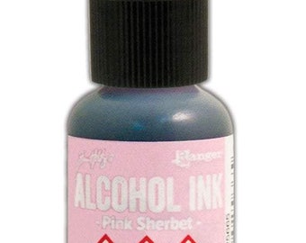 Pink Sherbet Alcohol Ink 0.5 fl oz || Tim Holtz, Ranger