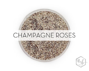 Champagne Roses || Exclusive Premium Polyester Glitter, 1oz by Weight • OPAQUE • || .008 cut