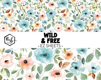 Wild & Free || EZ Sheets • Printed Vinyl || Mini Print Available