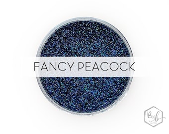 Fancy Peacock || Premium Polyester Glitter, 1oz by Weight • OPAQUE • || .008 cut