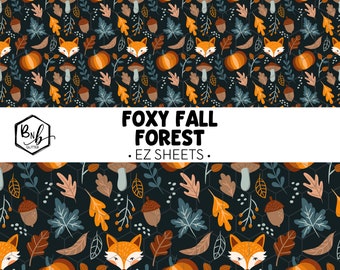 Foxy Fall Forest || EZ Sheets • Printed Vinyl