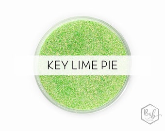 Key Lime Pie || Exclusive Premium Polyester Glitter, 1oz by Weight • TRANSPARENT • || .008 cut