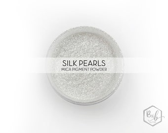 Silk Pearl Pigment Powder || Cosmetic Mica Pigment for Crafts || ~10g