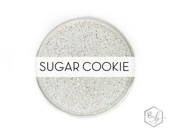 Sugar Cookie || Exclusive Premium Polyester Glitter, 1oz by Weight • TRANSPARENT • || Nicole Sutherland Collection || .015 cut