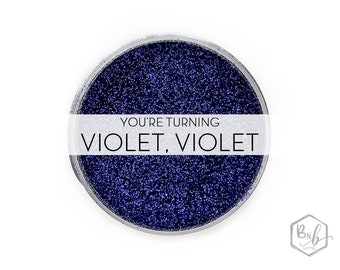 You're Turning Violet, Violet || Premium Polyester Glitter, 1oz by Weight • OPAQUE • || .008 cut