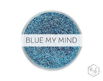 Blue My Mind || Premium Polyester Glitter, 1oz by Weight • OPAQUE • || .008 cut