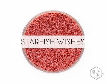 Starfish Wishes || Premium Polyester Glitter, 1oz by Weight • OPAQUE • || .008 cut