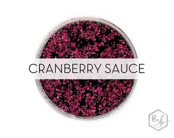 Cranberry Sauce || Exclusive Premium Polyester Glitter, 1oz by Weight • OPAQUE • || up to .040 cut