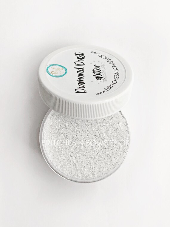 Diamond Dust (Diamond Family) || Polyester Glitter, 1oz by Weight •  TRANSPARENT • || .004 cut