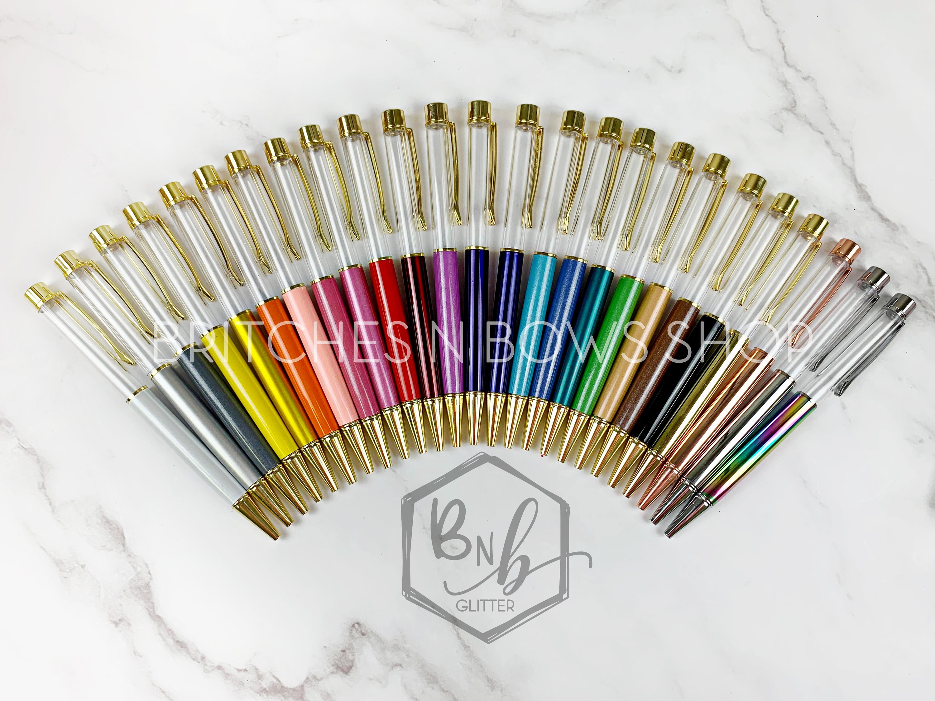 DIY Floating Glitter Pen Comes Empty with Rubber Stopper Ready to add Glitter of Your Choosing