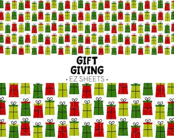 Gift Giving || EZ Sheets • Printed Vinyl || Mini Print Available