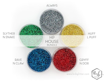 House Glitter Bundle || Premium Polyester Glitter, 1oz by Weight • 5 Glitters Total