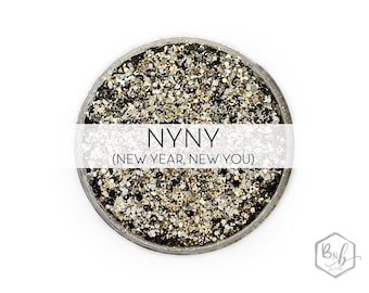 NYNY New Year New You || Exclusive Premium Polyester Glitter, 1oz by Weight • OPAQUE • || up to .040 cut