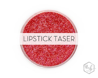 Lipstick Taser || Exclusive Premium Polyester Glitter, 1oz by Weight • SEMI-Opaque • || up to .015 cut