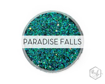 Paradise Falls || Exclusive Premium Polyester Glitter, 1oz by Weight • OPAQUE • || up to .062 cut