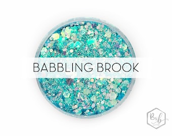 Babbling Brook || Exclusive Premium Polyester Glitter Mix • Packaged by Weight • TRANSPARENT • || mix up to .125 cut