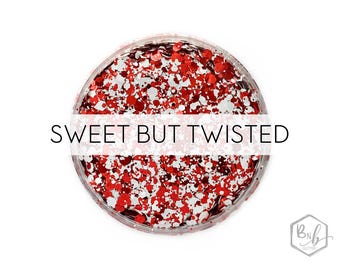 Sweet but Twisted || Exclusive Premium Polyester Glitter, 1oz by Weight • OPAQUE • || up to .125 cut