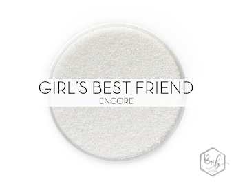 Girl's Best Friend Encore, GBF (Diamond Family) || Polyester Glitter, 1oz by Weight • TRANSPARENT • || .008 cut