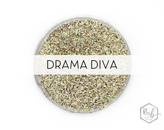 Drama Diva || Exclusive Premium Polyester Glitter, 1oz by Weight • Semi-OPAQUE • || Nicole Sutherland Collection || up to .015 cut