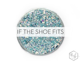 If the Shoe Fits || Exclusive Premium Polyester Glitter, 1oz by Weight • TRANSPARENT • || up to .062 cut