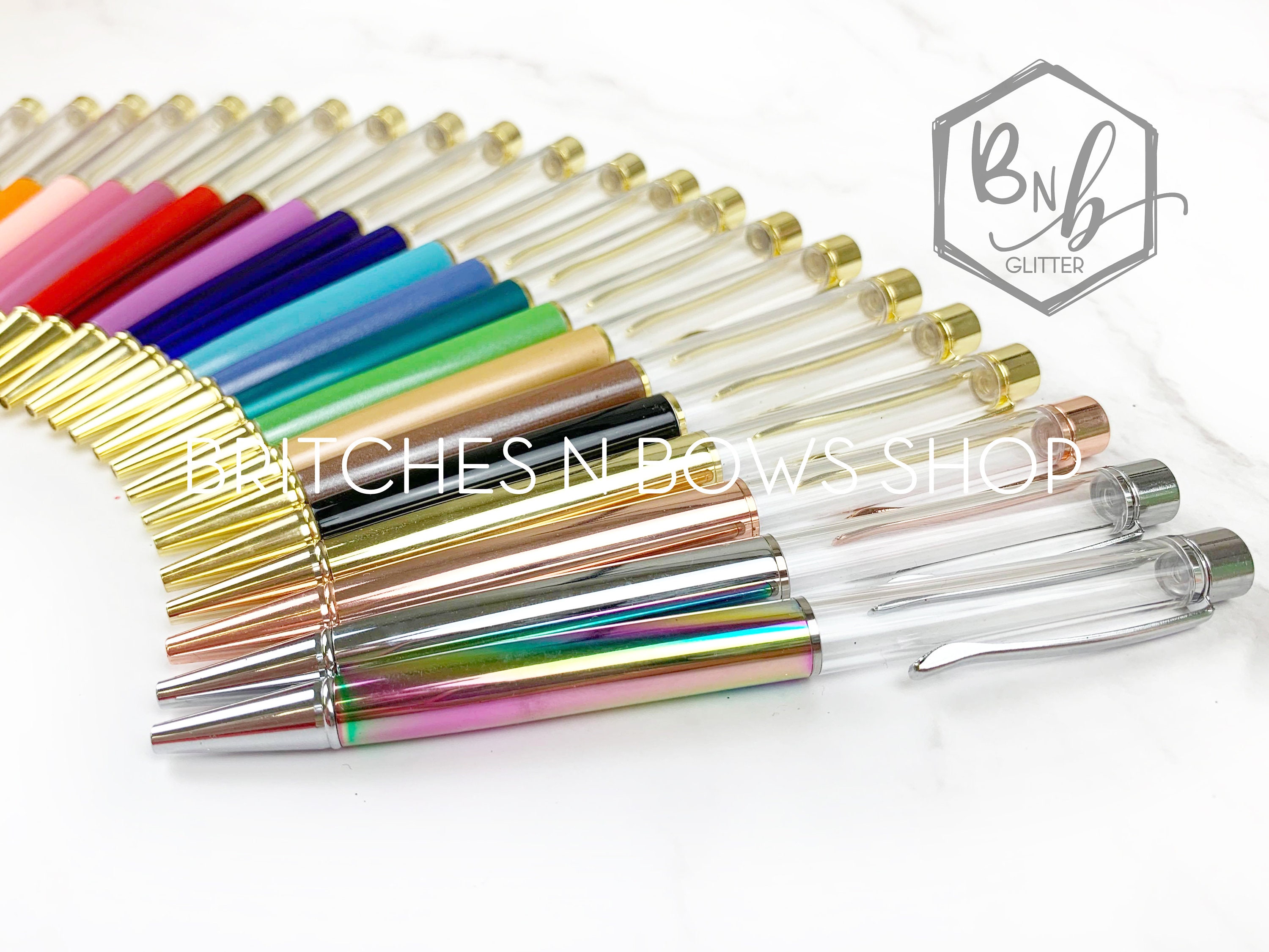 DIY Floating Glitter Pen Comes Empty with Rubber Stopper Ready to add Glitter of Your Choosing