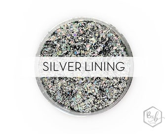 Silver Lining || Exclusive Premium Polyester Glitter, 1oz by Weight • OPAQUE • || multi mix