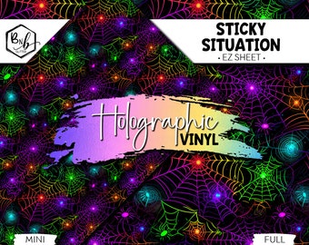 Sticky Situation || EZ SHEET • HOLOGRAPHIC Printed Vinyl || Mini Print Available