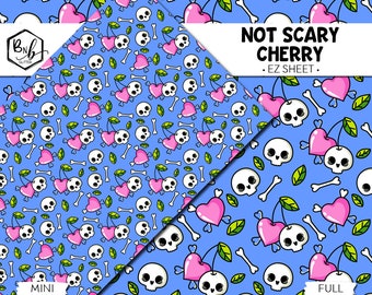 Not Scary Cherry || EZ SHEET • Printed Vinyl || Mini Print Available