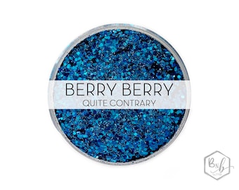 Berry Berry Quite Contrary || Exclusive Premium Polyester Glitter, 1oz by Weight • OPAQUE • || up to .04 cut