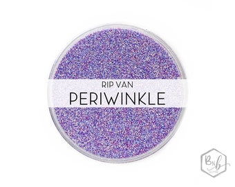 Rip Van Periwinkle || Premium Polyester Glitter, 1oz by Weight • TRANSPARENT • || .008 cut