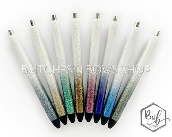 EZ Opal Ombre Glitter Pen with Personalization || Optional Name Decal