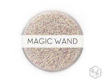Magic Wand || Exclusive Premium Polyester Glitter, 1oz by Weight • TRANSPARENT • || up to .015 cut