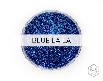 Blue La La || Exclusive Premium Polyester Glitter, 1oz by Weight • TRANSPARENT • || .015