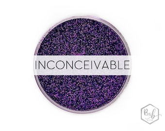 Inconceivable || Premium  Polyester Glitter, 1oz by Weight • OPAQUE • || .008 cut