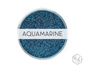 Aquamarine || Premium Polyester Glitter, 1oz by Weight • OPAQUE • || .008 cut