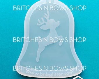 Ornament Deer UV Silicone Keychain Mold || BnB Exclusive Mold