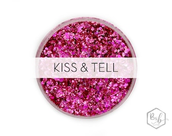 Kiss & Tell (Kiss and Tell) || Premium Polyester Glitter, 1oz By Weight • OPAQUE • || .040 cut