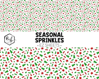 Seasonal Sprinkles || EZ Sheets • Printed Vinyl || Mini Print Available