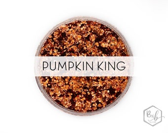 Pumpkin King || Exclusive Premium Polyester Glitter, 1oz by Weight • OPAQUE • || up to .062 cut