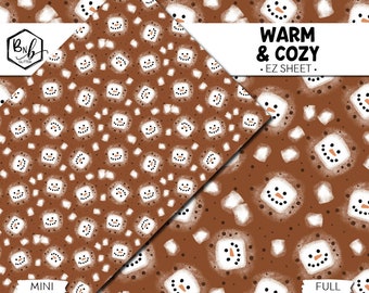 Warm & Cozy || EZ SHEET • Printed Vinyl || Mini Print Available