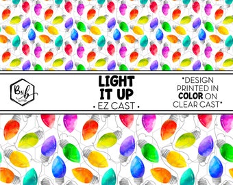 Light it Up || EZ Cast • Color Design on Clear Cast