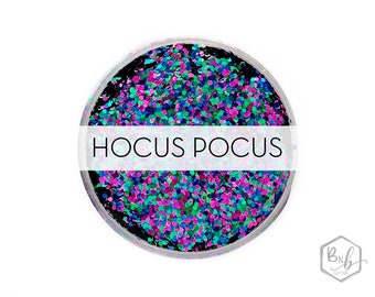 Hocus Pocus || Premium Polyester Glitter, 1oz by Weight • OPAQUE • || 0.4 cut